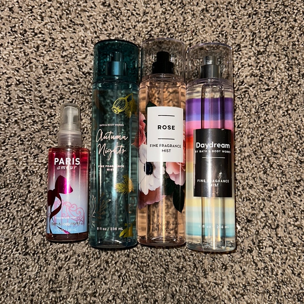 Assorted Bath & Body Works Fragrance Mist